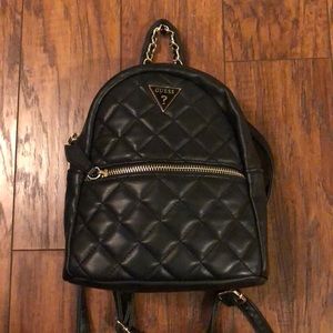 Guess Black Mini Back Pack